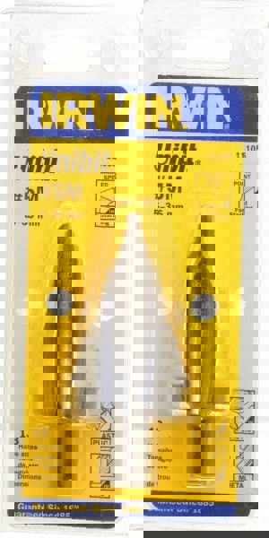 Step Drill Bit: 5 to 35 mm Dia, 7/16
